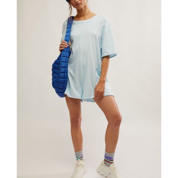 Free People Pants - FREE PEOPLE Hot Shot Tee Romper M